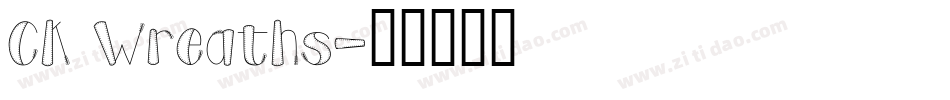 CK Wreaths字体转换